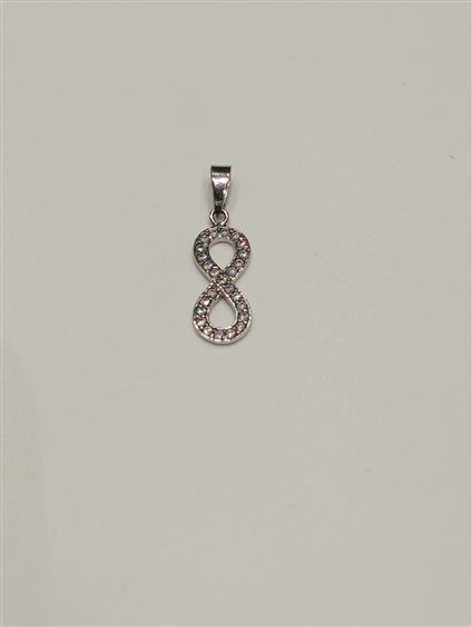 Pendente Gazzola in Oro bianco PDOBINFZIRCM11 - PDOBINFZIRCM11